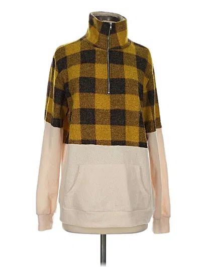 Pre-owned Blue Buttercup Pullover Sweater In Yellow