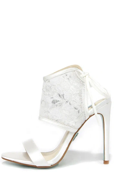Blue By Betsey Johnson Sloan Ivory Lace High Heels