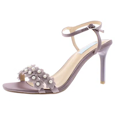 Blue By Betsey Johnson Snow Womens Flowers Bridal Dress Heels In Yellow