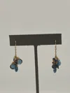 Blue Copper Women's Topaz Earrings In Blue In Blue