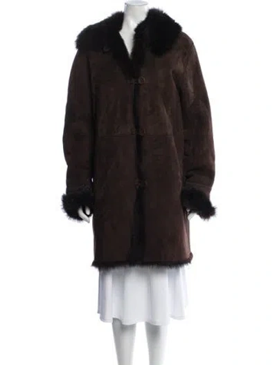 Pre-owned Blue Duck Coat In Brown