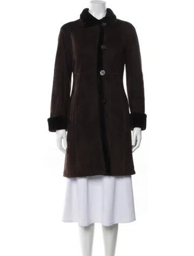 Pre-owned Blue Duck Coat In Brown