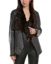 BLUE DUCK GOLDIN FELDMAN FOR CHLOÉ BROWN MINK COAT (L) (AUTHENTIC PRE-OWNED)