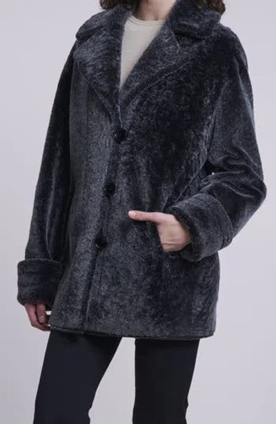 BLUE DUCK BLUE DUCK HOODED GENUINE SHEARLING JACKET