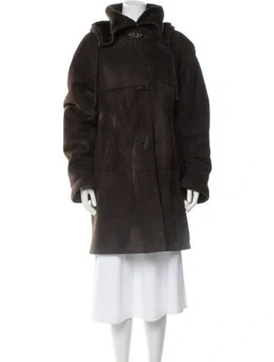 Pre-owned Blue Duck Shearling Parka In Multi