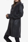 Blue Duck Spanish Merino Shearling Coat In Gray