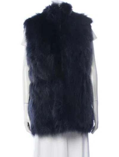 Pre-owned Blue Duck Vest In Blue