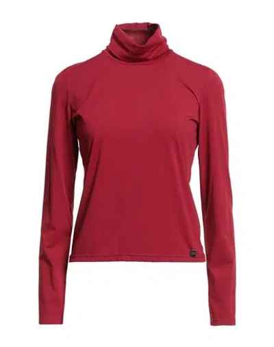 Blue E. By Les Copains Woman T-shirt Brick Size 8 Polyamide, Elastane In Red