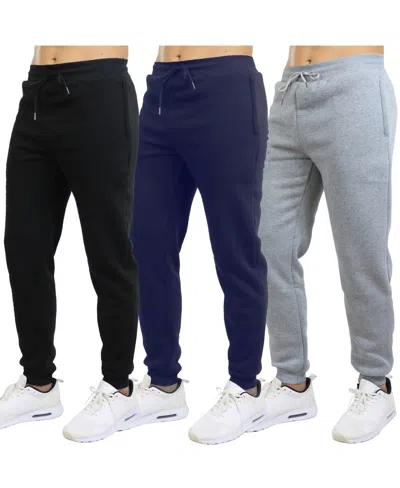 Blue Ice Men's 3-pack Slim-fit Pants In Multi