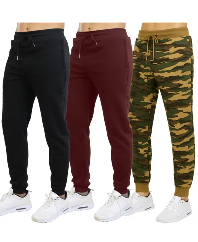 Blue Ice Men's 3-pack Slim-fit Pants In Multi