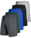 Blue Ice Men's 8.5" Regular-fit Shorts, 5-pack In Multi