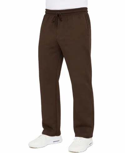 Blue Ice Men's Classic Heavyweight Fleece Sweatpants In Brown