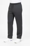 Blue Ice Men's Classic Heavyweight Fleece Sweatpants With Open Bottom In Black