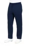 Blue Ice Men's Classic Heavyweight Fleece Sweatpants With Open Bottom In Blue