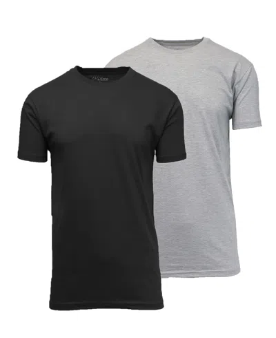 Blue Ice Men's Crewneck Solid T-shirt, 2-pack In Black