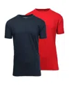 Blue Ice Men's Crewneck Solid T-shirt, 2-pack In Multi