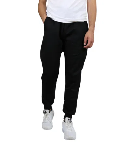 Blue Ice Men's Moisture Wicking Performance Classic Jogger Sweatpants In Black