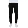Blue Ice Men's Fleece-lined Jogger Sweatpants With Zipper Pockets In Black