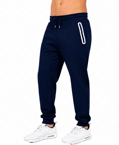 Blue Ice Men's Fleece-lined Slim-fit Jogger Sweatpants In Blue
