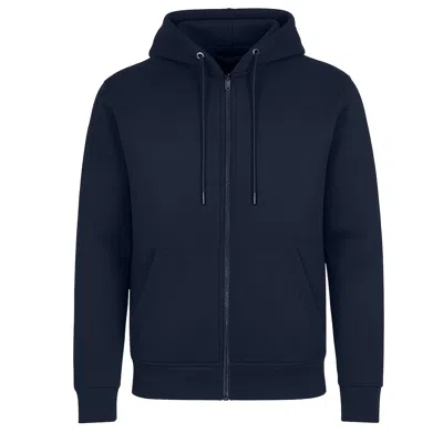 Blue Ice Men's Heavyweight Fleece-lined Full-zip Hoodie In Blue