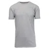 Blue Ice Men's Short Sleeve Crew Neck Solid Tee In Gray