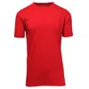 Blue Ice Men's Short Sleeve Crew Neck Solid Tee In Red