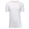 Blue Ice Men's Short Sleeve Crew Neck Solid Tee In White