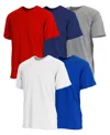 BLUE ICE MEN'S SHORT SLEEVE CREW NECK TEE-5 PACK