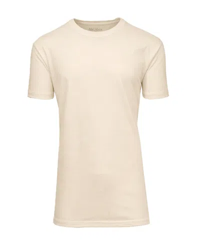 Blue Ice Men's Short-sleeve Crewneck Solid T-shirt In Neutral