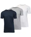 Blue Ice Men's Short-sleeve Solid T-shirt, 3-pack In Multi