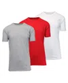 Blue Ice Men's Short-sleeve Solid T-shirt, 3-pack In Multi