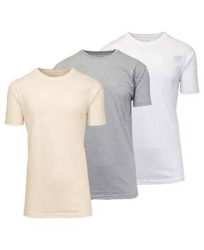 Blue Ice Men's Short-sleeve Solid T-shirt, 3-pack