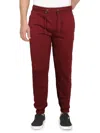 Blue Ice Mens Comfy Comfortable Jogger Pants In Red