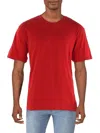 Blue Ice Men's Short Sleeve Crew Neck Classic T-shirt In Red