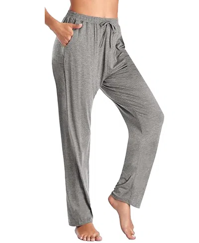 Blue Ice Women's Loose Fit Classic Lounge Pants In Gray