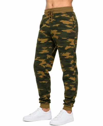 Blue Ice Women's Loose Fit Heavyweight Classic Fleece Jogger Sweatpants With Zipper Side Pockets In Multi