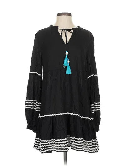Pre-owned Blue Island Casual Dress In Black