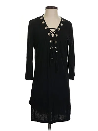 Pre-owned Blue Island Casual Dress In Black