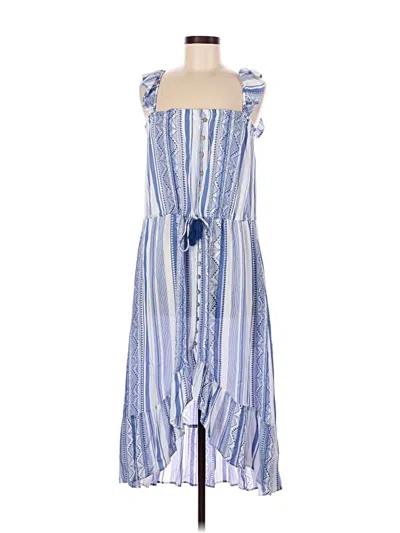 Pre-owned Blue Island Casual Dress In Blue