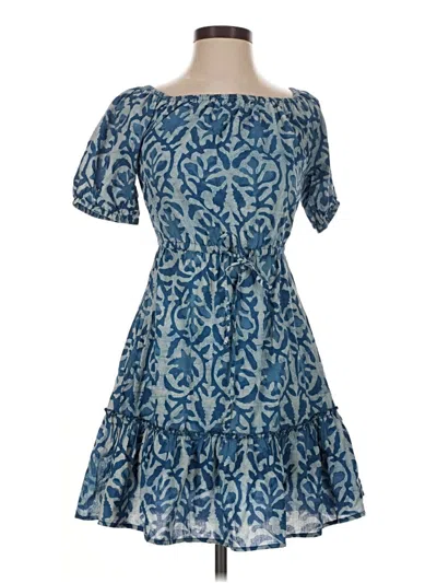 Pre-owned Blue Island Casual Dress In Blue