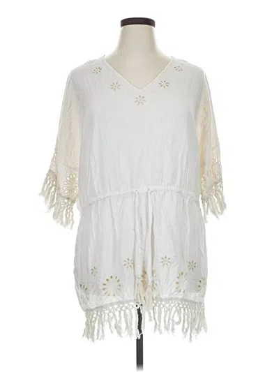 Pre-owned Blue Island Casual Dress In Ivory