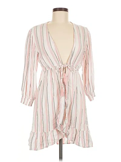 Pre-owned Blue Island Casual Dress In Pink