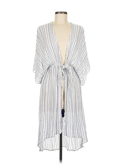 Pre-owned Blue Island Casual Dress In Silver