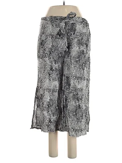 Pre-owned Blue Island Casual Pants In Silver