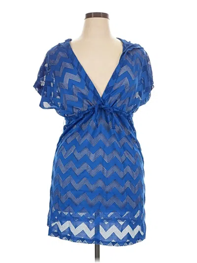 Pre-owned Blue Island Cocktail Dress In Blue