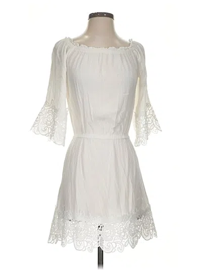 Pre-owned Blue Island Cocktail Dress In Ivory