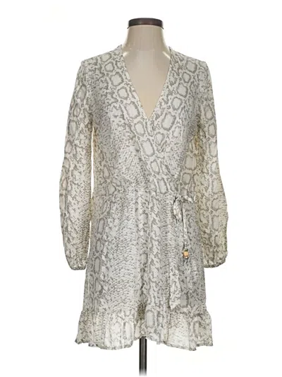 Pre-owned Blue Island Cocktail Dress In Silver