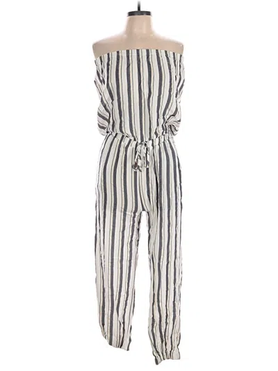 Pre-owned Blue Island Jumpsuit In Ivory
