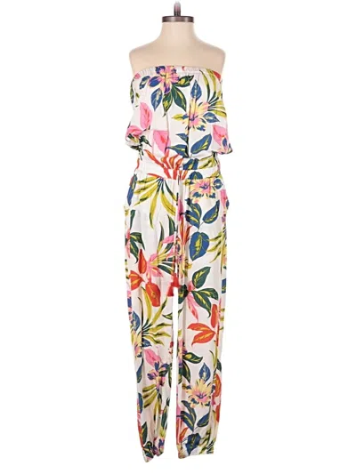 Pre-owned Blue Island Jumpsuit In White