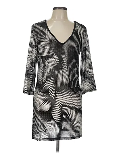 Pre-owned Blue Island Kimono In Silver